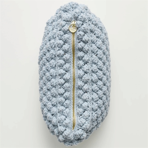 Aiayu Linn Clutch, Mint Blue